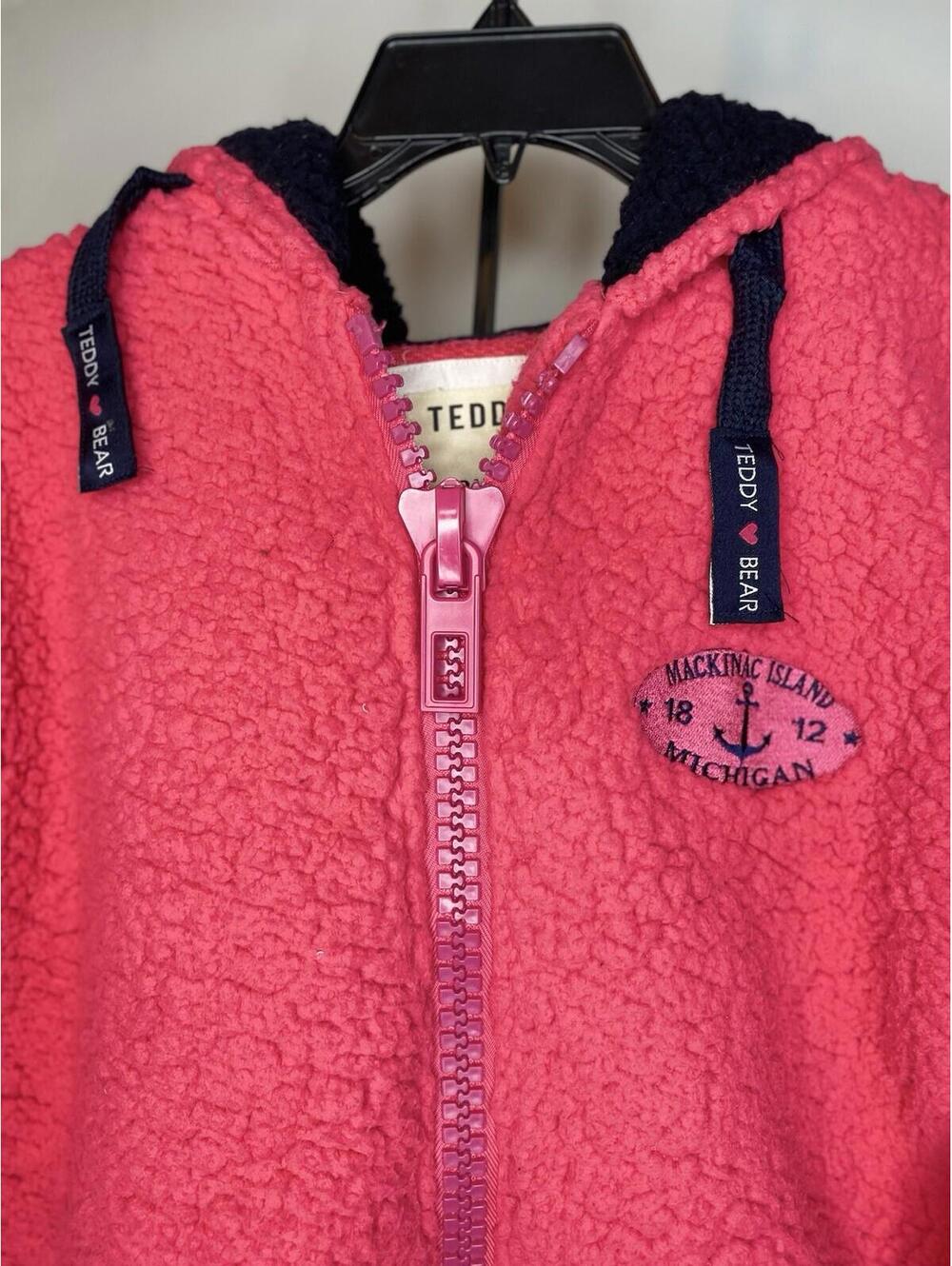 Teddy Bear Y2K Pink Big Zipper Women’s XL Pink - Picture 14 of 14